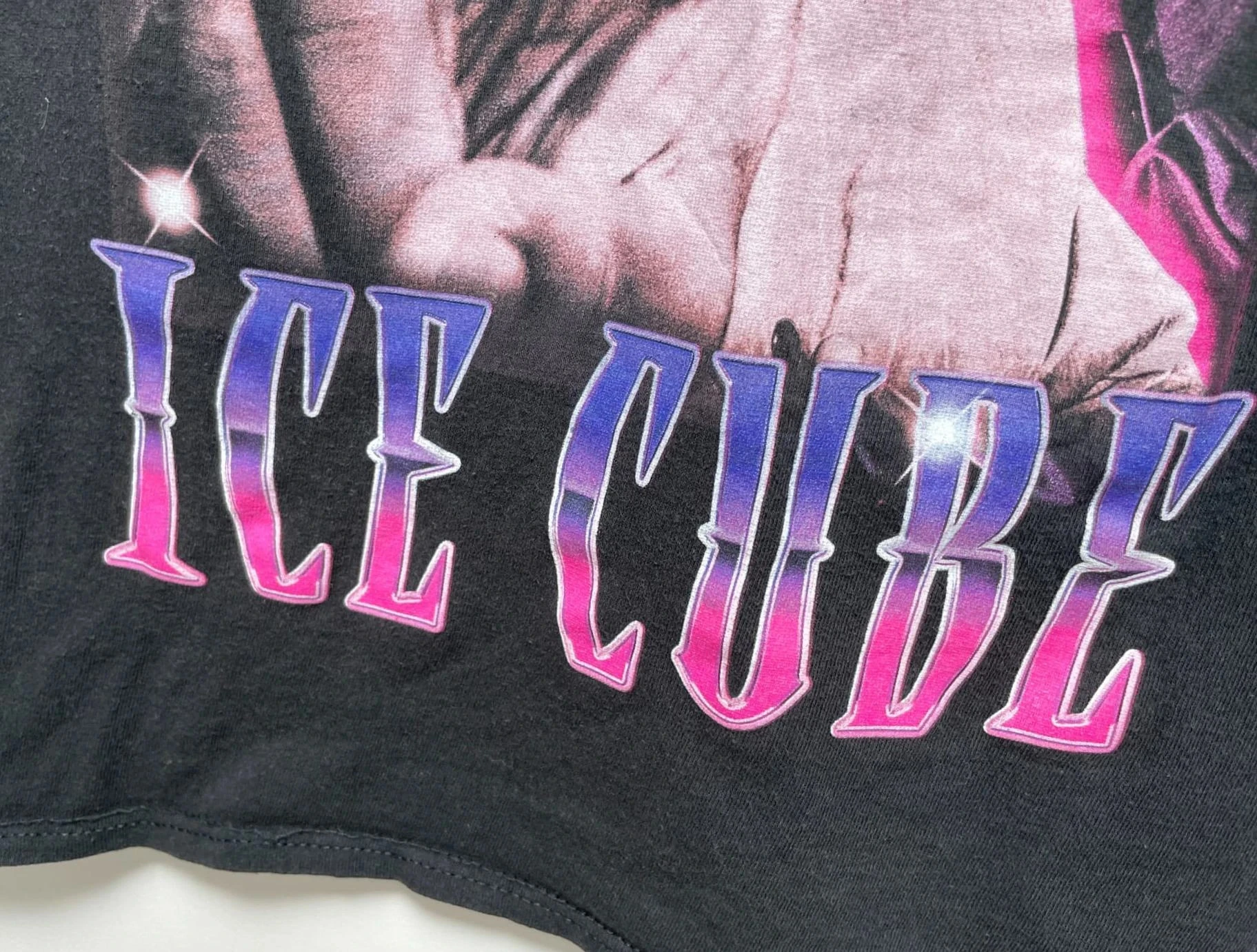 T-shirt Rapper NWA Ice Cube vintage Rap US Old School Hip Hop 90s Womens Small – photo 6